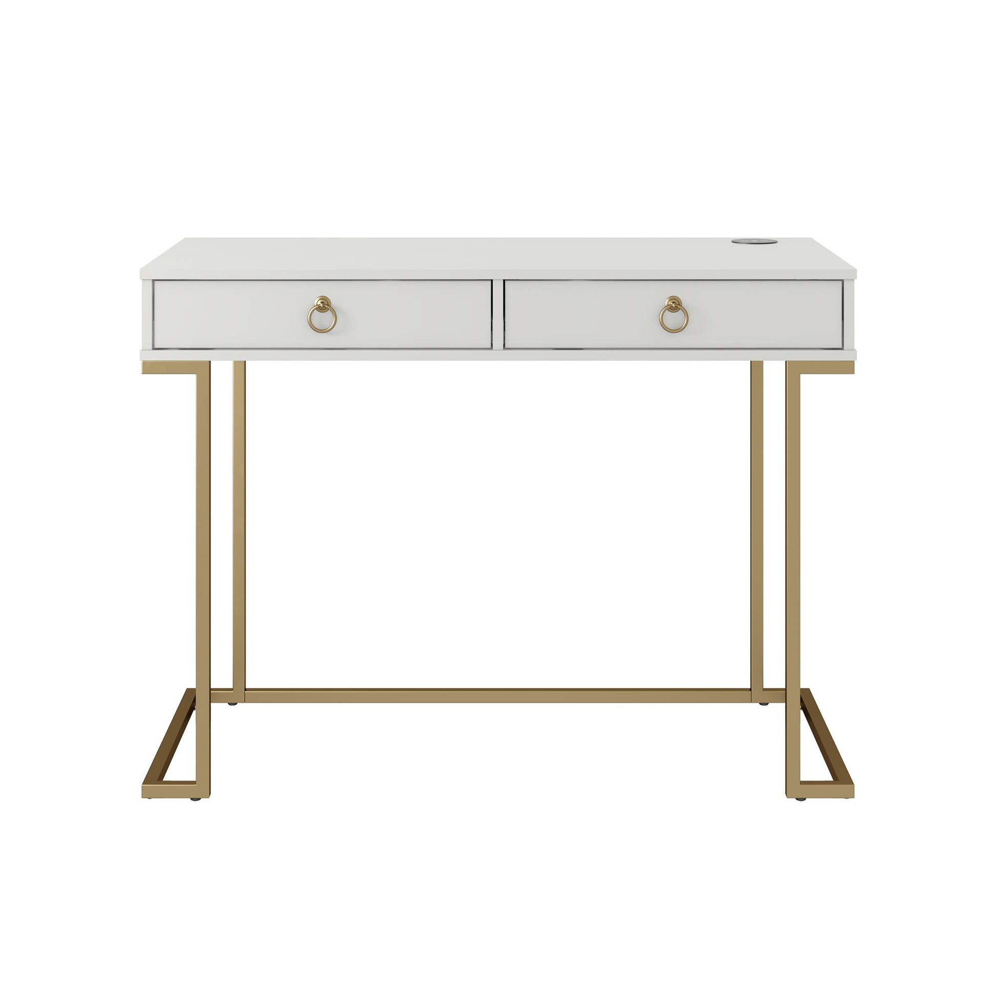 CosmoLiving by Cosmopolitan Camila Writing Desk, White - White