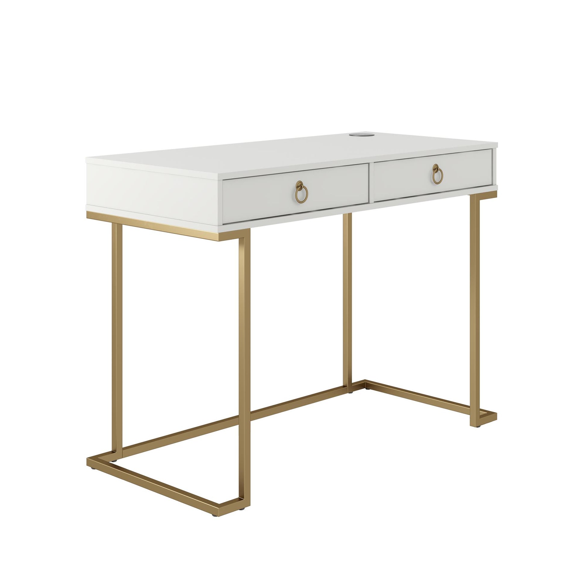 CosmoLiving by Cosmopolitan Camila Writing Desk, White - White