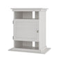 10/20 Gallon Aquarium Stand with Open and Concealed Storage - Ivory Oak