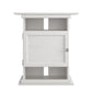 10/20 Gallon Aquarium Stand with Open and Concealed Storage - Ivory Oak