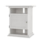 10/20 Gallon Aquarium Stand with Open and Concealed Storage - Ivory Oak