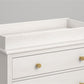 Poppy Changing Table Topper for Nursery Dresser - Ivory Oak