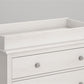 Poppy Changing Table Topper for Nursery Dresser - Ivory Oak