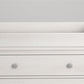 Poppy Changing Table Topper for Nursery Dresser - Ivory Oak