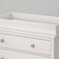 Poppy Changing Table Topper for Nursery Dresser - Ivory Oak