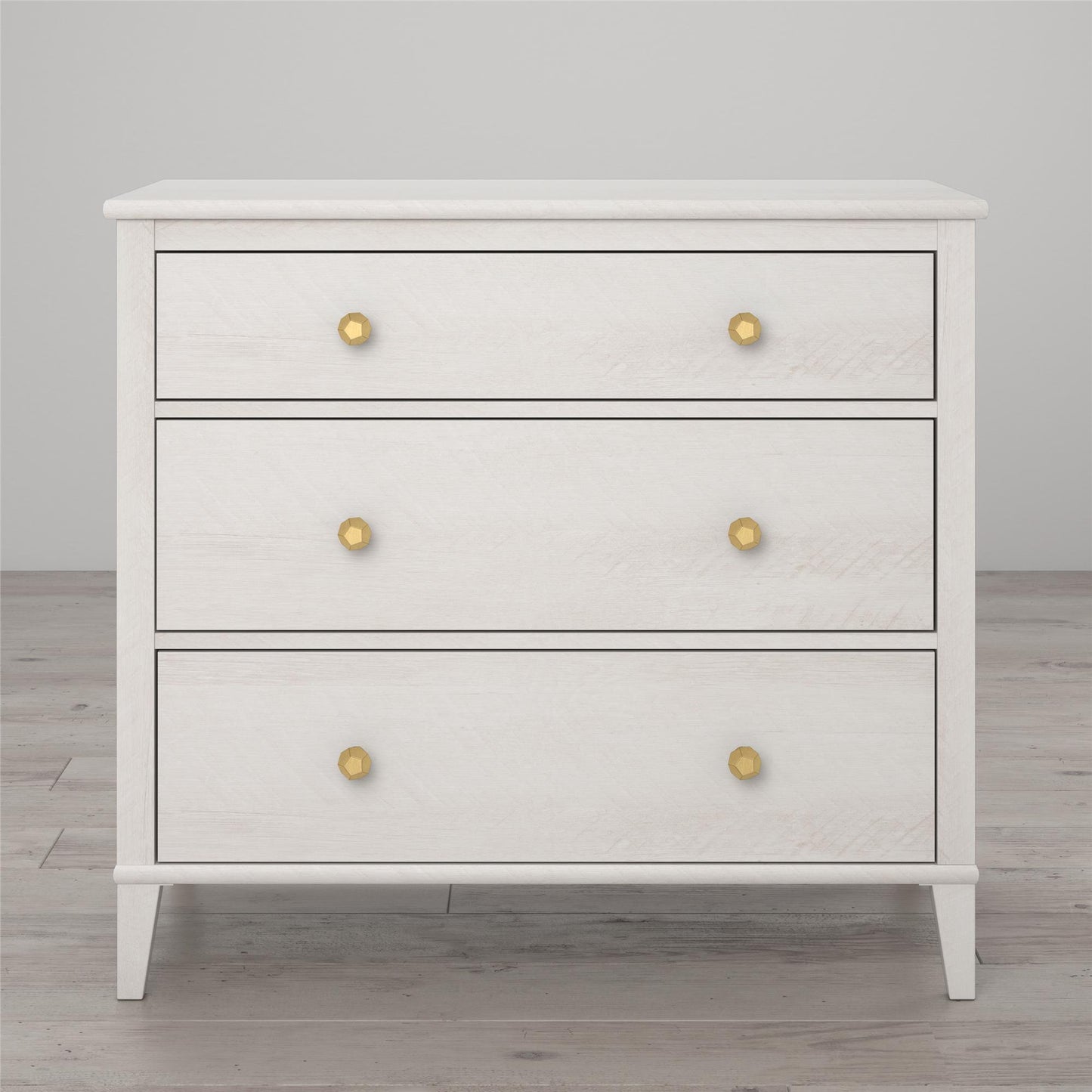 Monarch Hill Poppy 3 Drawer Dresser with 2 Sets of Knobs - Ivory Oak