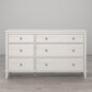 Monarch Hill Poppy 6 Drawer Dresser with 2 Sets of Knobs - Ivory Oak