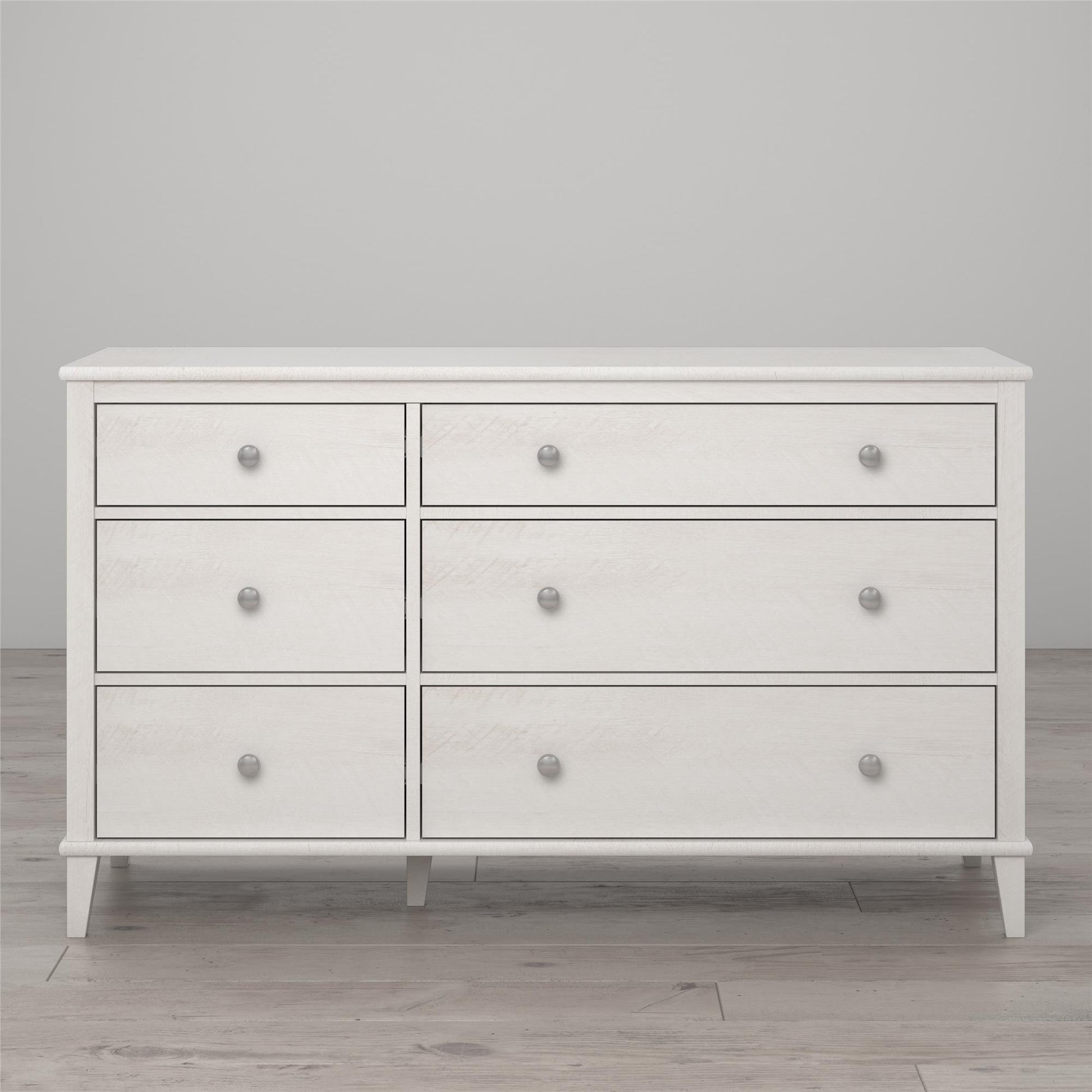 Monarch Hill Poppy 6 Drawer Dresser with 2 Sets of Knobs - Ivory Oak