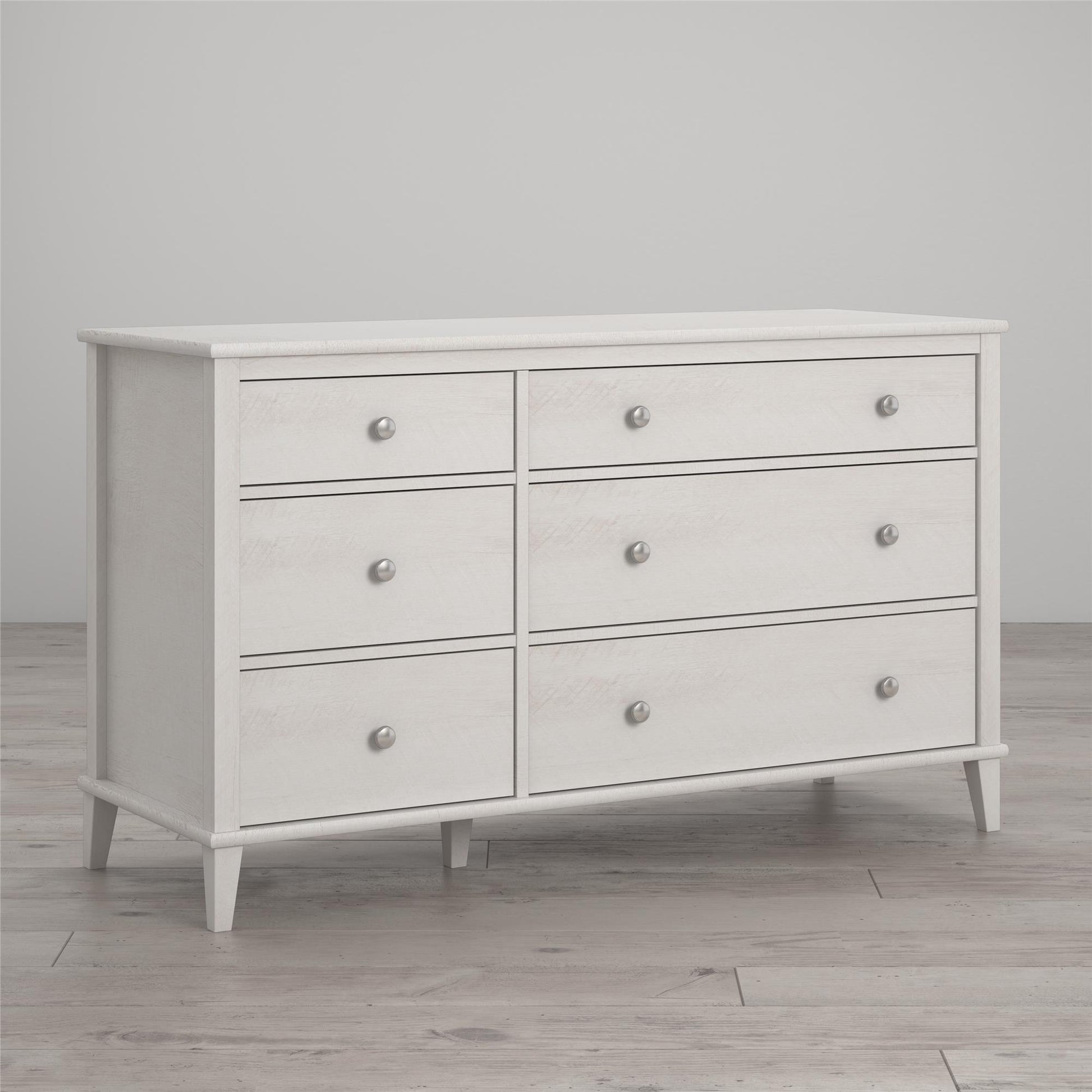 Monarch Hill Poppy 6 Drawer Dresser with 2 Sets of Knobs - Ivory Oak