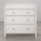 Monarch Hill Poppy 3 Drawer Changing Table with 2 Sets of Knobs - Ivory Oak