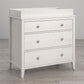 Monarch Hill Poppy 3 Drawer Changing Table with 2 Sets of Knobs - Ivory Oak