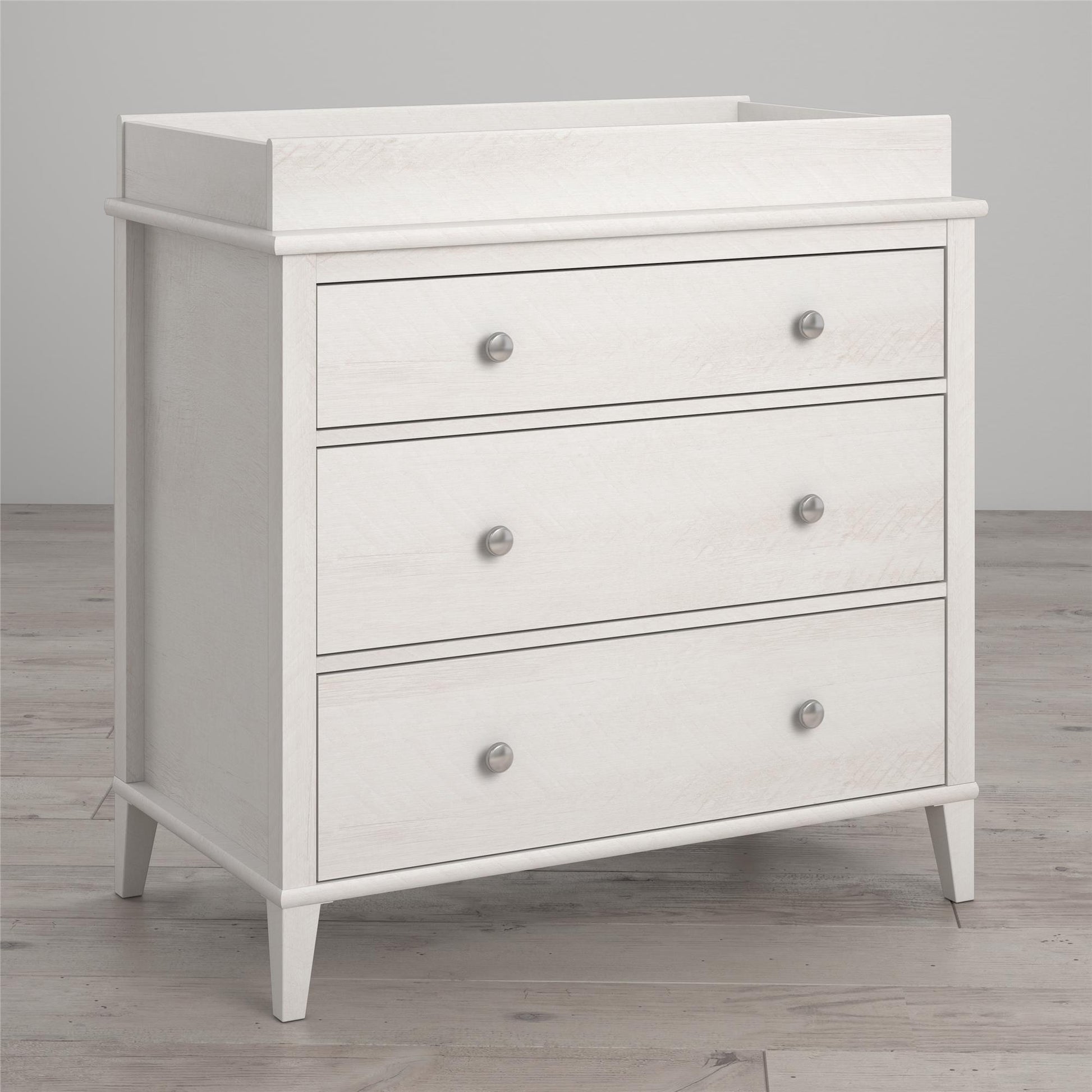 Monarch Hill Poppy 3 Drawer Changing Table with 2 Sets of Knobs - Ivory Oak