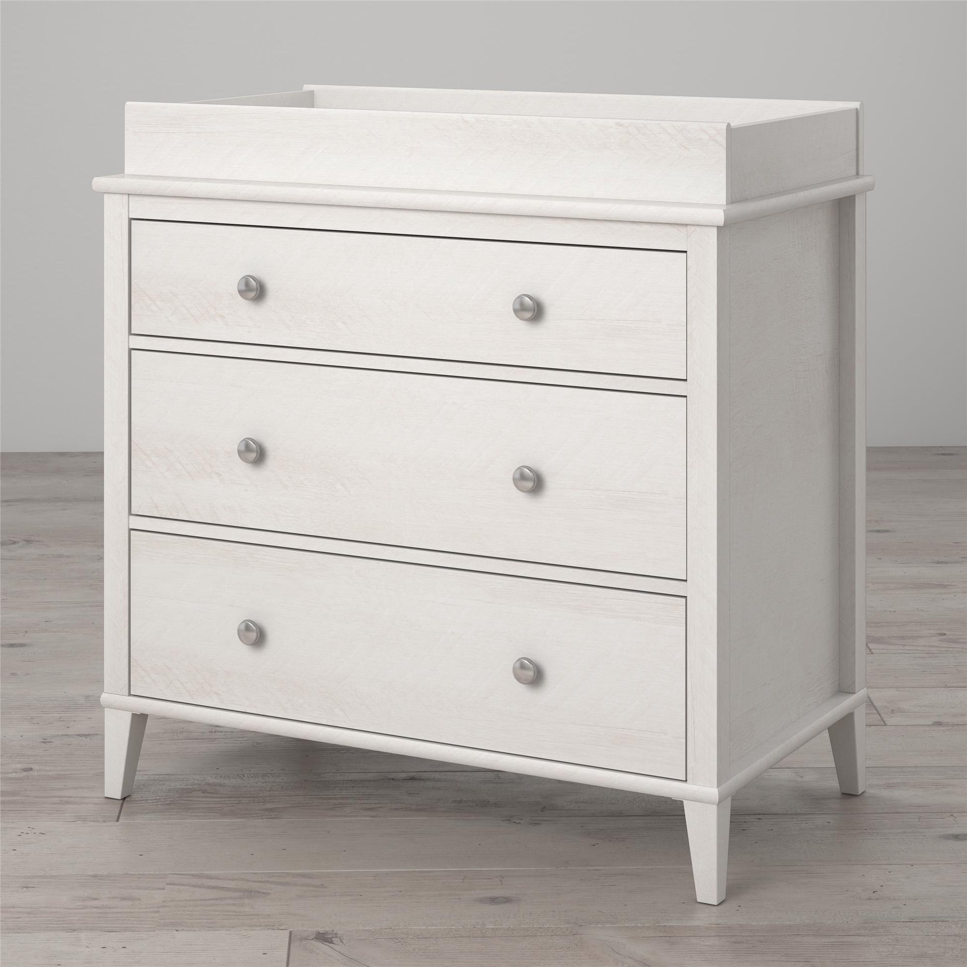 Monarch Hill Poppy 3 Drawer Changing Table with 2 Sets of Knobs - Ivory Oak