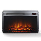 Electric Fireplace Insert with Mesh Front 23 Inch x 14 Inch - Black