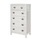 Adams 5 Drawer Dresser, Ivory Oak - Ivory Oak