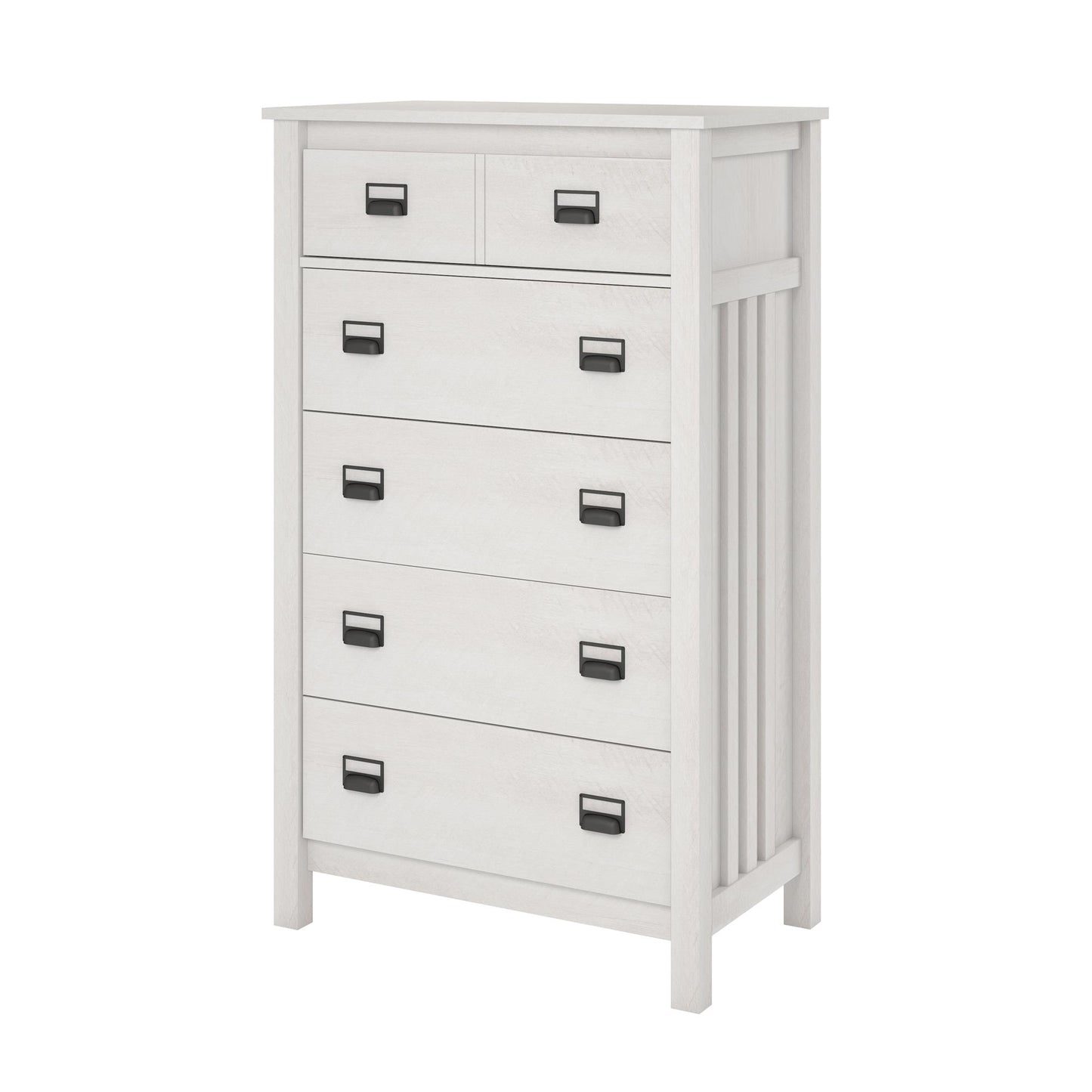 Adams 5 Drawer Dresser, Ivory Oak - Ivory Oak
