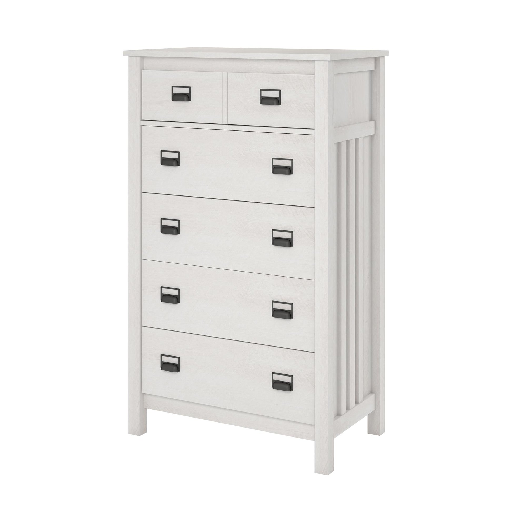 Adams 5 Drawer Dresser, Ivory Oak - Ivory Oak
