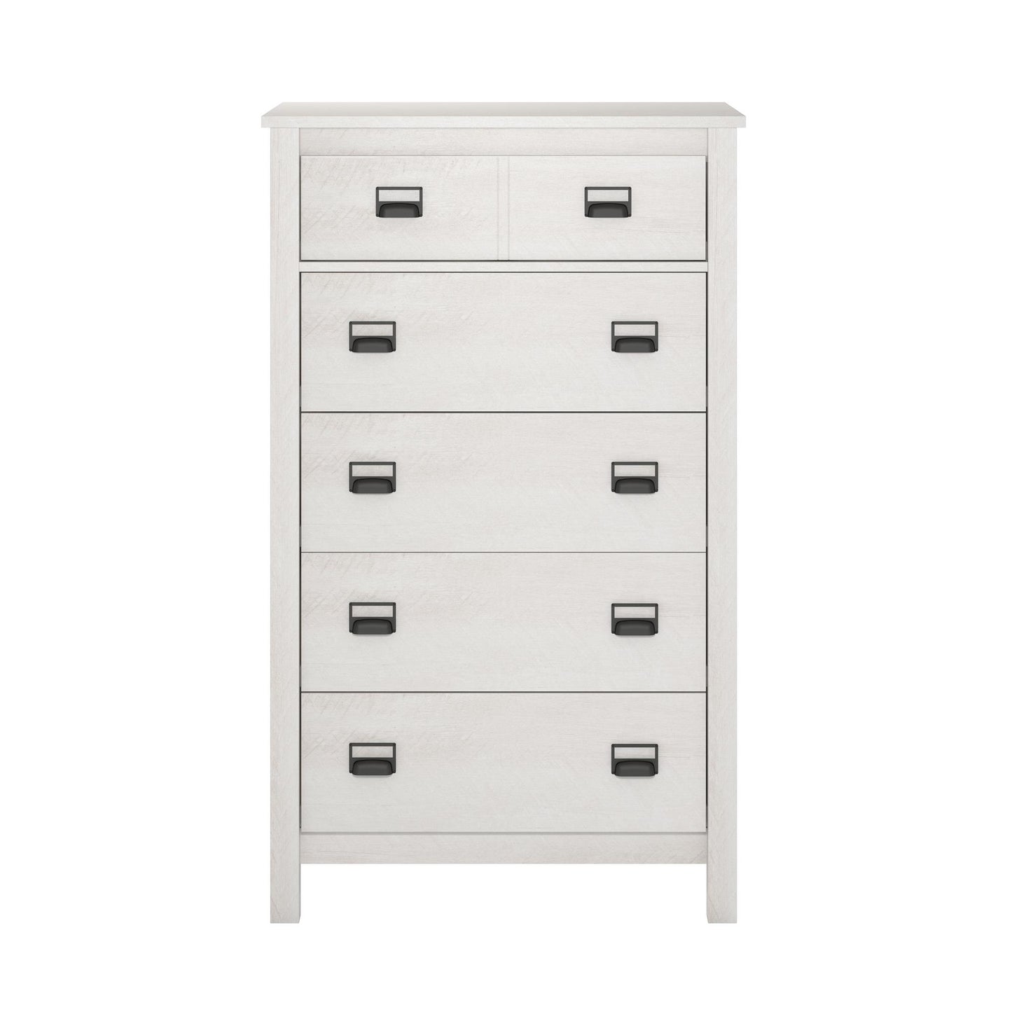 Adams 5 Drawer Dresser, Ivory Oak - Ivory Oak