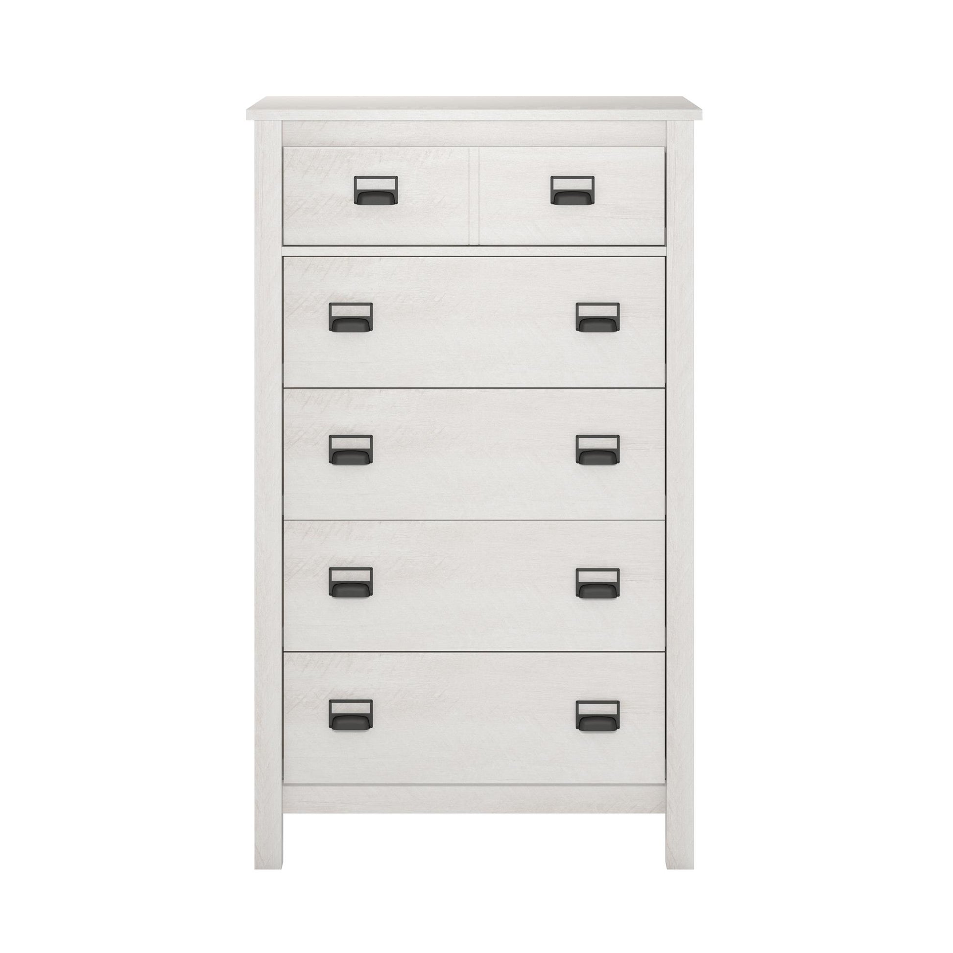 Adams 5 Drawer Dresser, Ivory Oak - Ivory Oak