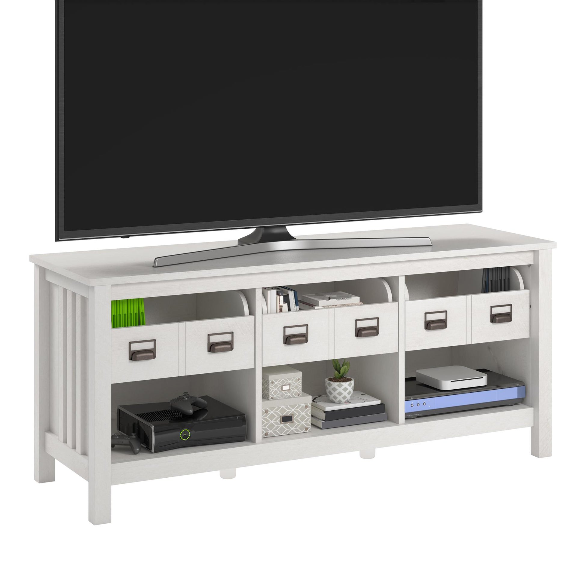 Adams TV Stand for TVs up to 64", Ivory Oak - Ivory Oak