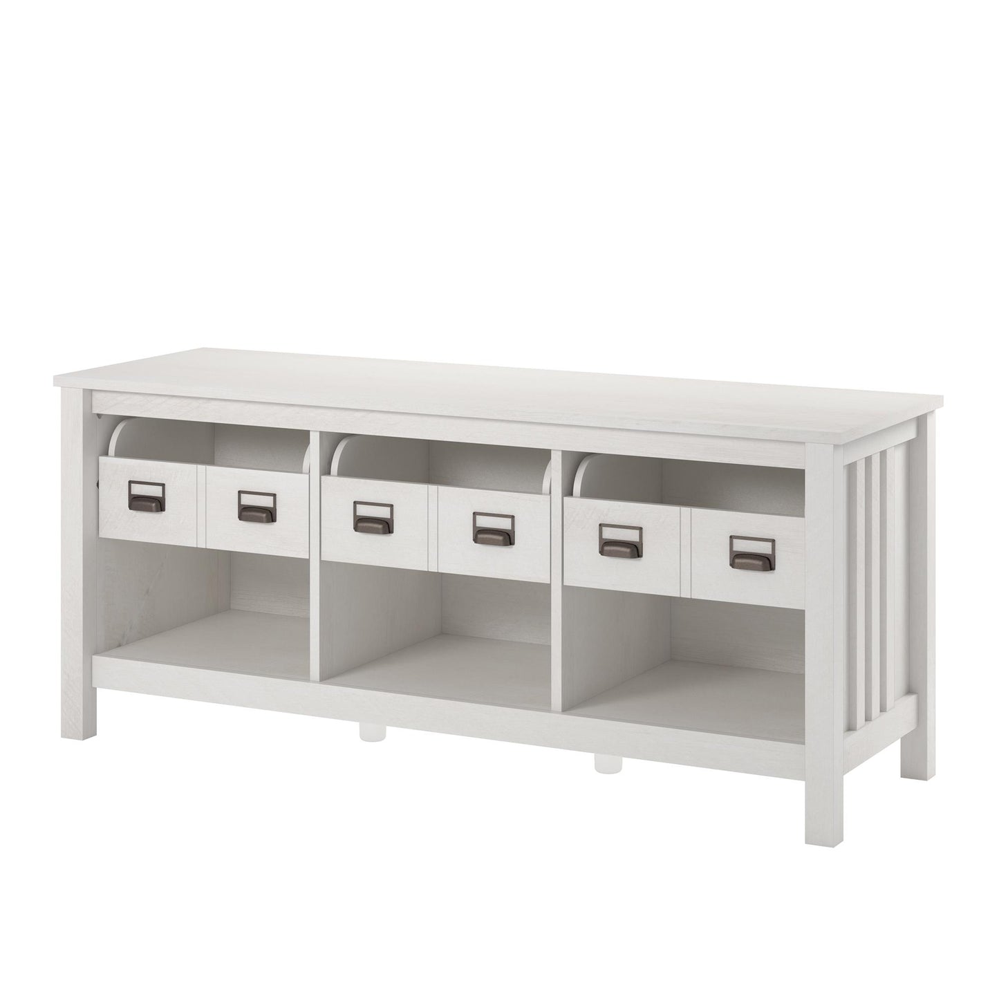 Adams TV Stand for TVs up to 64", Ivory Oak - Ivory Oak