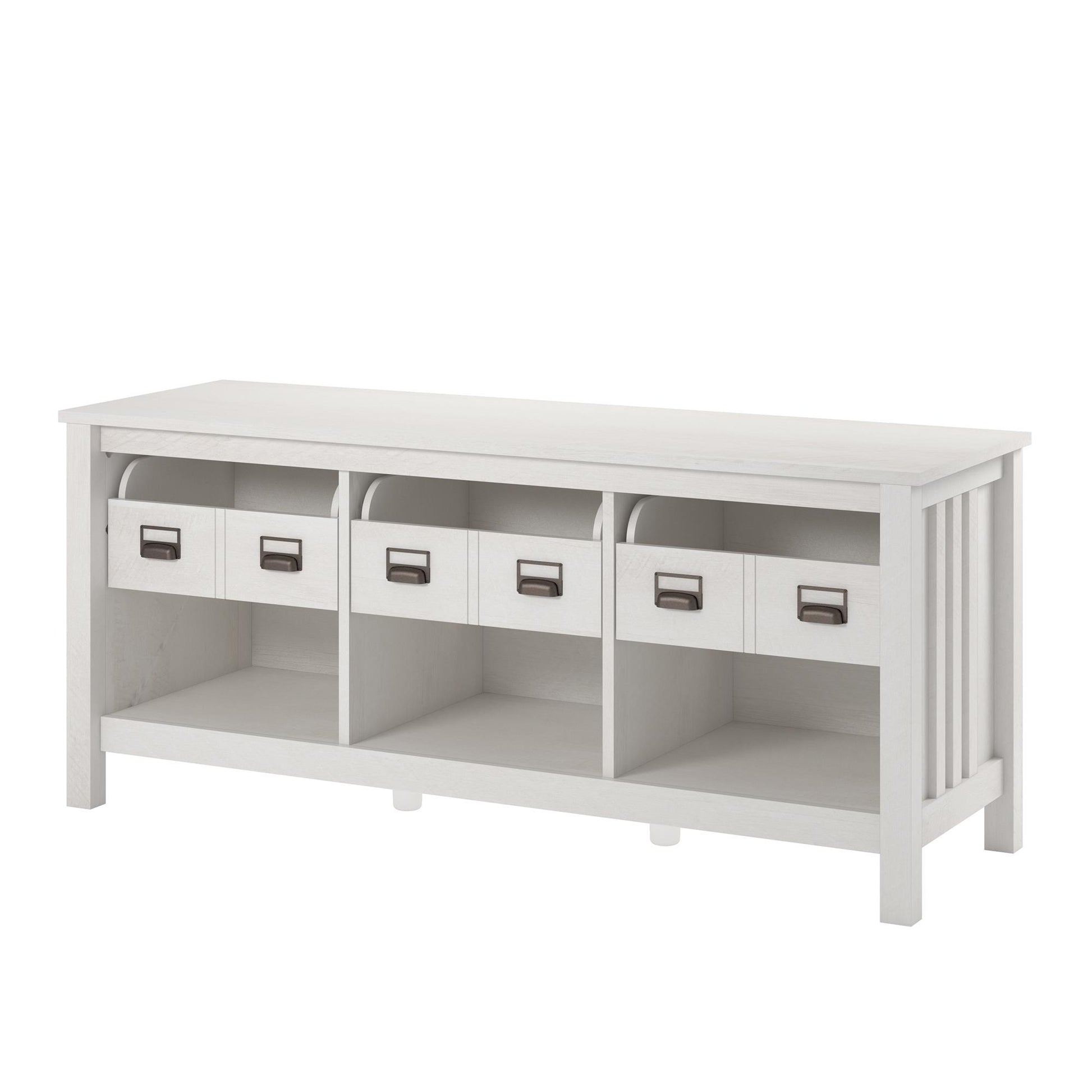 Adams TV Stand for TVs up to 64", Ivory Oak - Ivory Oak