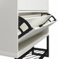 CosmoLiving by Cosmopolitan Brielle Entryway Shoe Storage, White - White