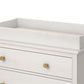 Poppy Changing Table Topper for Nursery Dresser - Ivory Oak