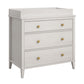 Monarch Hill Poppy 3 Drawer Changing Table with 2 Sets of Knobs - Ivory Oak