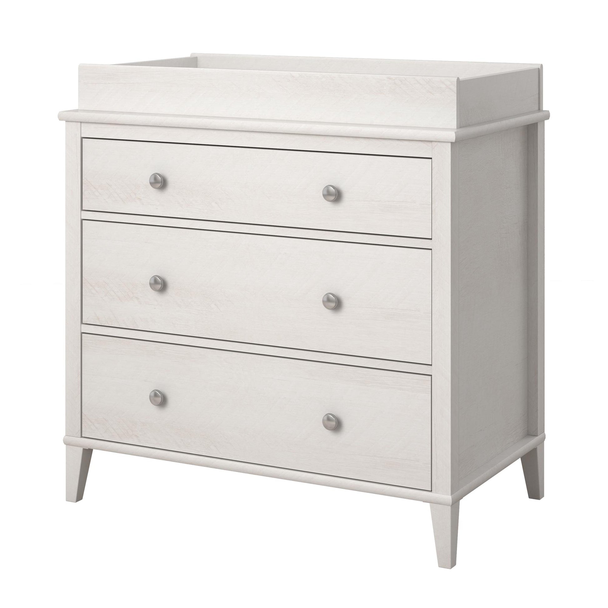 Monarch Hill Poppy 3 Drawer Changing Table with 2 Sets of Knobs - Ivory Oak