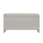 Penelope Entryway Storage Bench with Cushion and Cubbies - Ivory Pine