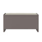 Penelope Entryway Storage Bench with Cushion and Cubbies - Taupe