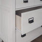 Adams 5 Drawer Dresser, Ivory Oak - Ivory Oak