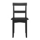 Abigail Kids Desk with Divided Storage Hutch and Chair - Black