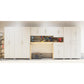 Camberly 4 Door/1 Drawer Storage Cabinet, Ivory Oak - Ivory Oak