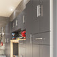 Camberly 4 Door/1 Drawer Storage Cabinet - Graphite Grey