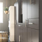 Camberly 4 Door/1 Drawer Storage Cabinet - Graphite Grey