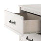 Bassinger 6 Drawer Bedroom Dresser with Pewter Handles - Ivory Oak