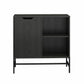 Bexley Bookcase - Black Oak