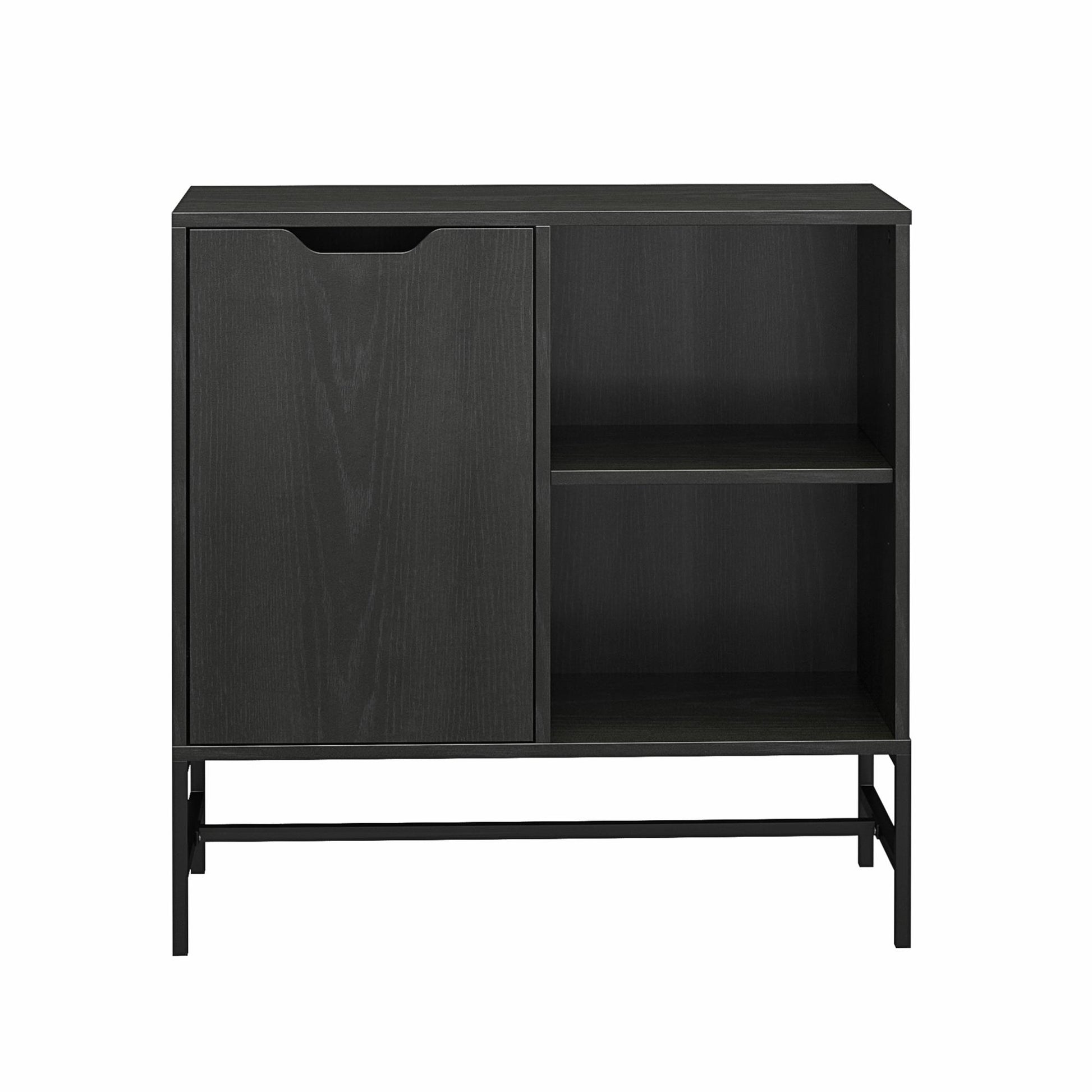 Bexley Bookcase - Black Oak