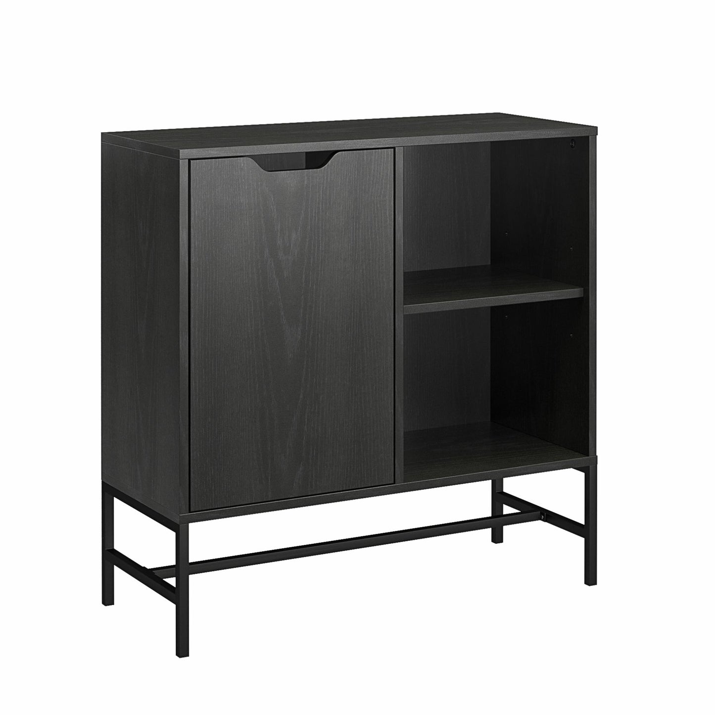 Bexley Bookcase - Black Oak