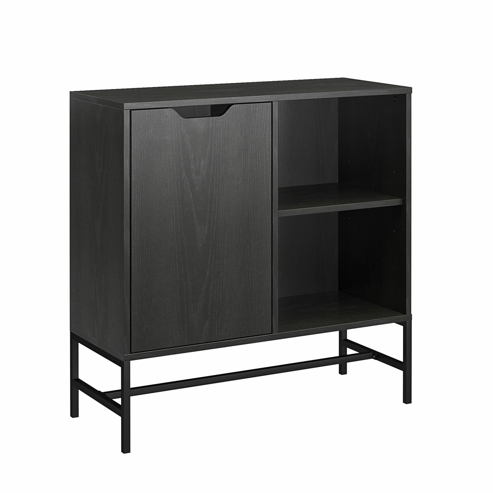 Bexley Bookcase - Black Oak