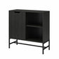 Bexley Bookcase - Black Oak