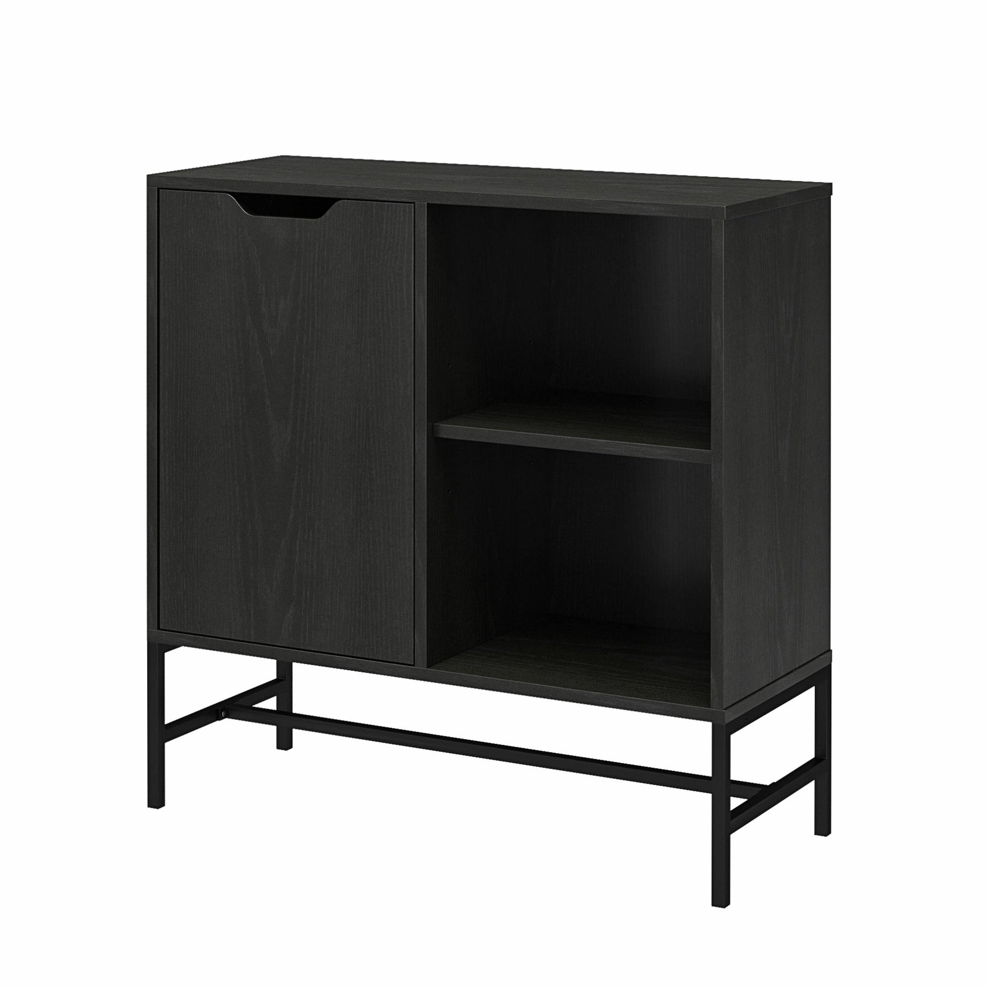 Bexley Bookcase - Black Oak