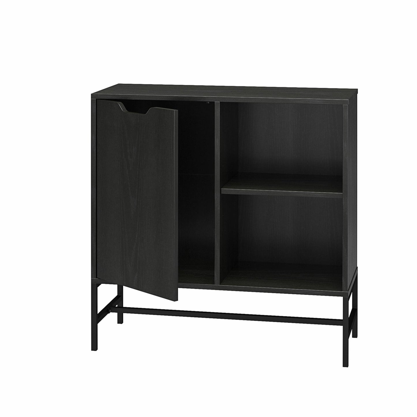 Bexley Bookcase - Black Oak