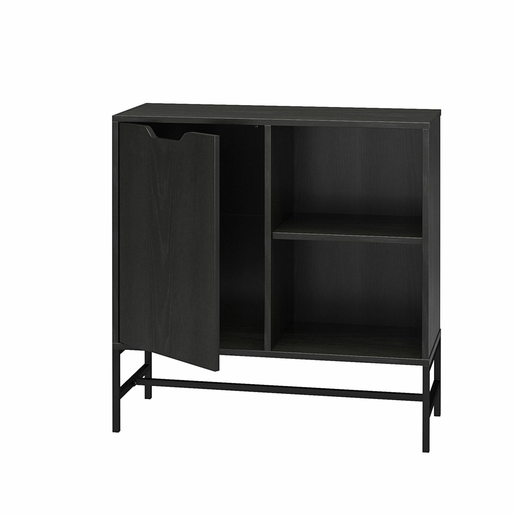 Bexley Bookcase - Black Oak