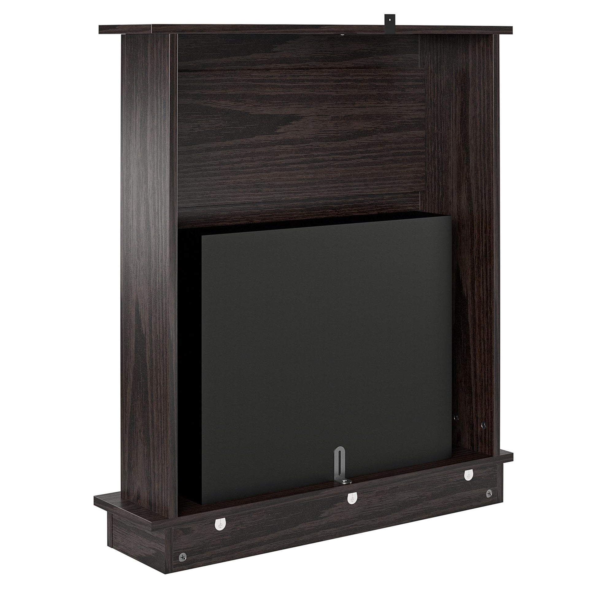 Ellsworth Modern Electric Fireplace with Mantel and 23 Inch Fireplace Insert - Espresso