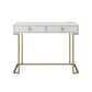 CosmoLiving by Cosmopolitan Camila Writing Desk, White - White