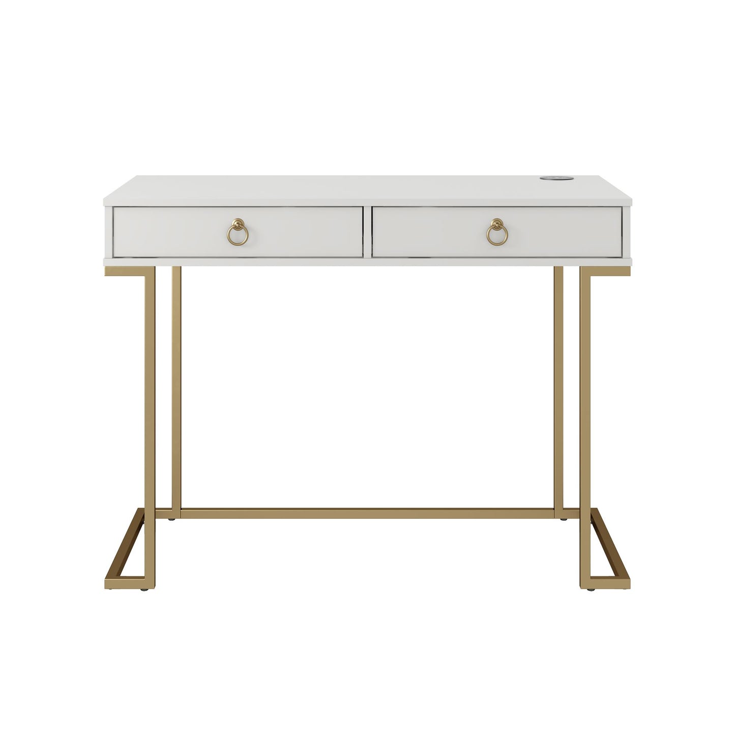 CosmoLiving by Cosmopolitan Camila Writing Desk, White - White