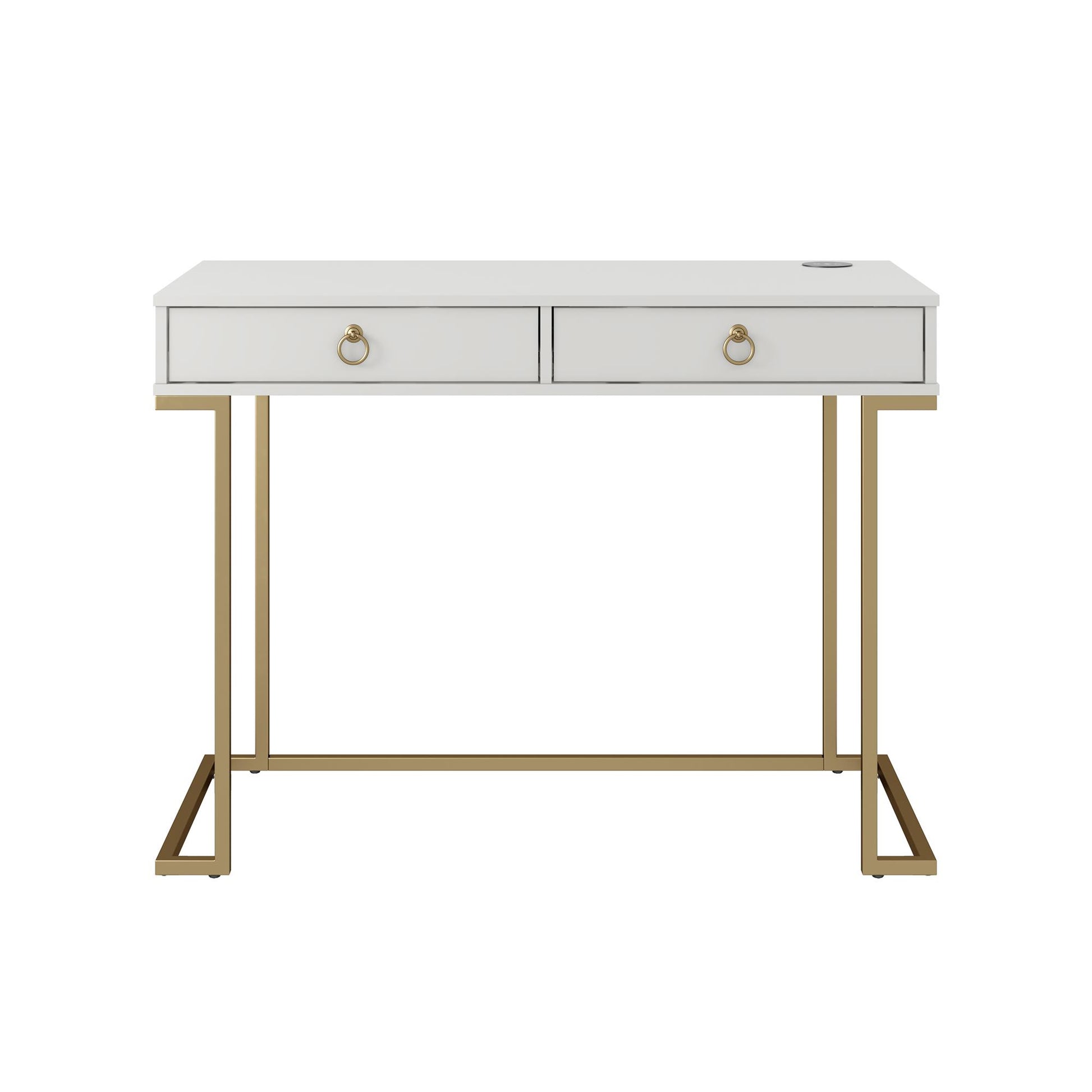 CosmoLiving by Cosmopolitan Camila Writing Desk, White - White
